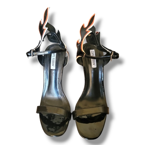 COPY - Orange Flame Cape Robbin Wedges - Picture 5 of 6